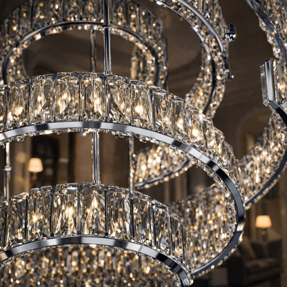 Royale Prism Crown Chandelier