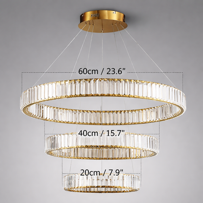 Nyra Loop Crystal Chandelier