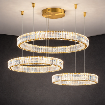 Nyra Loop Crystal Chandelier