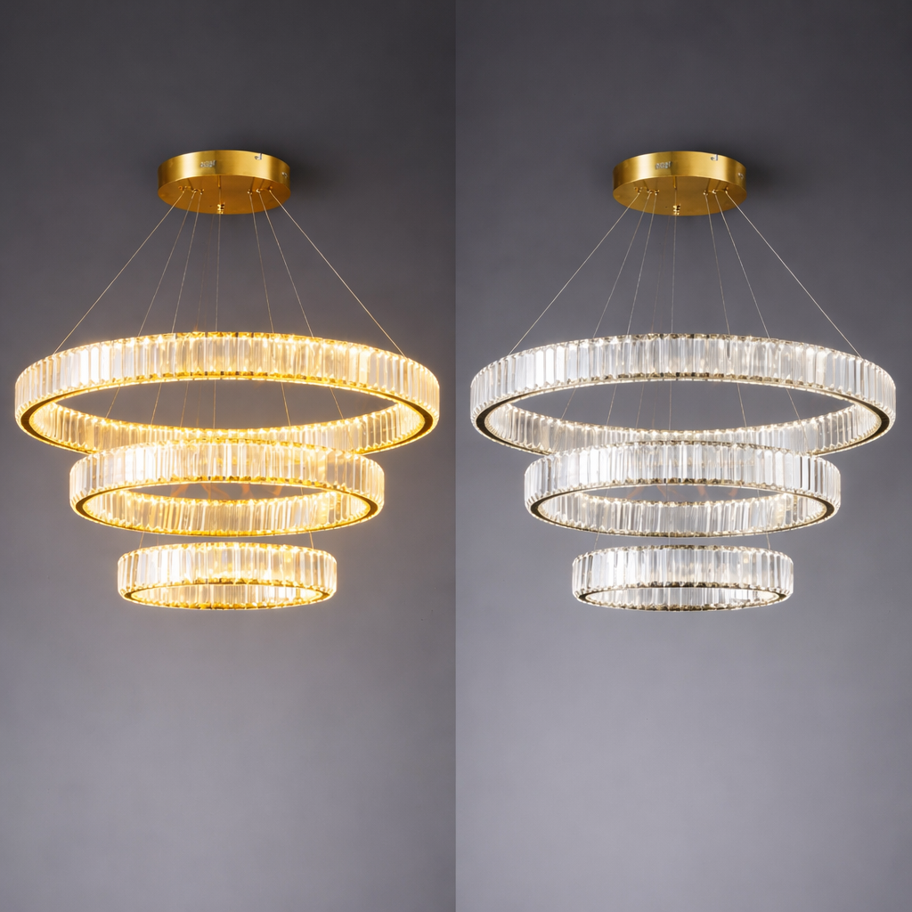 Nyra Loop Crystal Chandelier