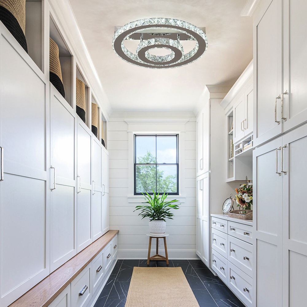 Veloura Crystal Ring Ceiling Chandelier
