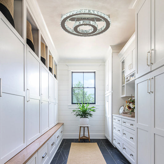 Veloura Crystal Ring Ceiling Chandelier