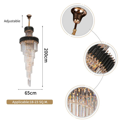 Twilight Spiral Chandelier