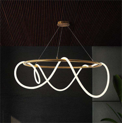 Infinity Glow Ring Chandelier