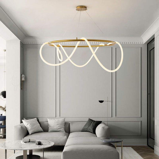 Infinity Glow Ring Chandelier