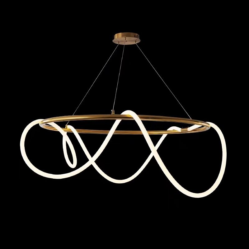 Infinity Glow Ring Chandelier