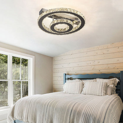 Veloura Crystal Ring Ceiling Chandelier
