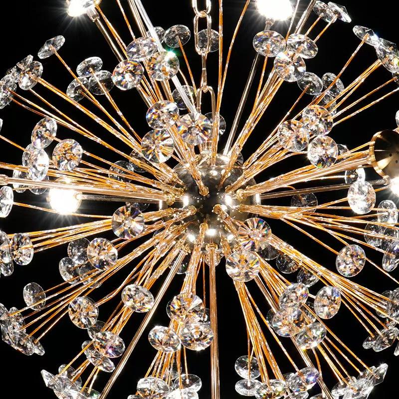 Golden Bloom Chandelier