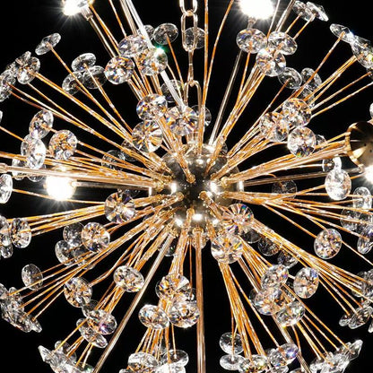 Golden Bloom Chandelier