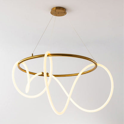 Infinity Glow Ring Chandelier