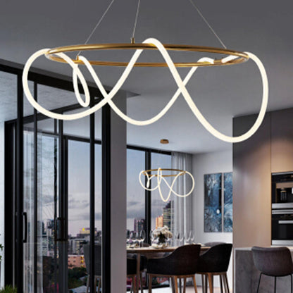 Infinity Glow Ring Chandelier