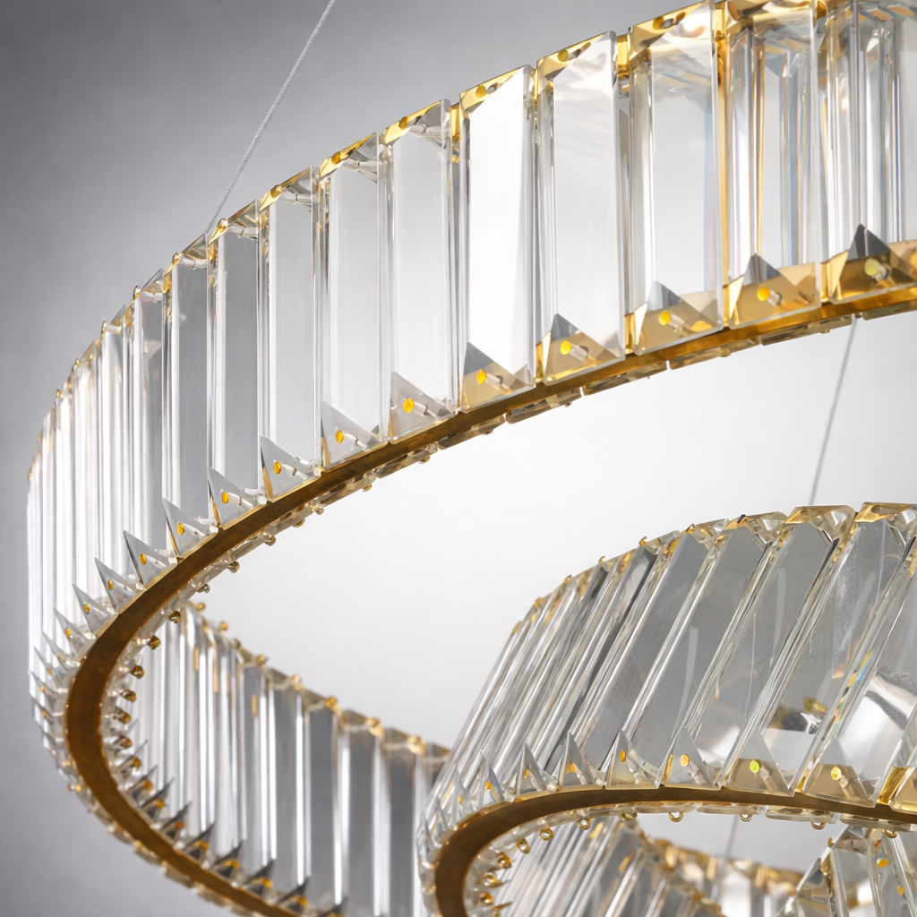 Nyra Loop Crystal Chandelier