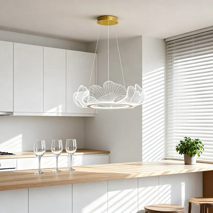 Cabbage Leaf Acrylic Chandelier