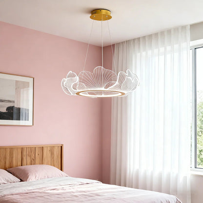 Cabbage Leaf Acrylic Chandelier