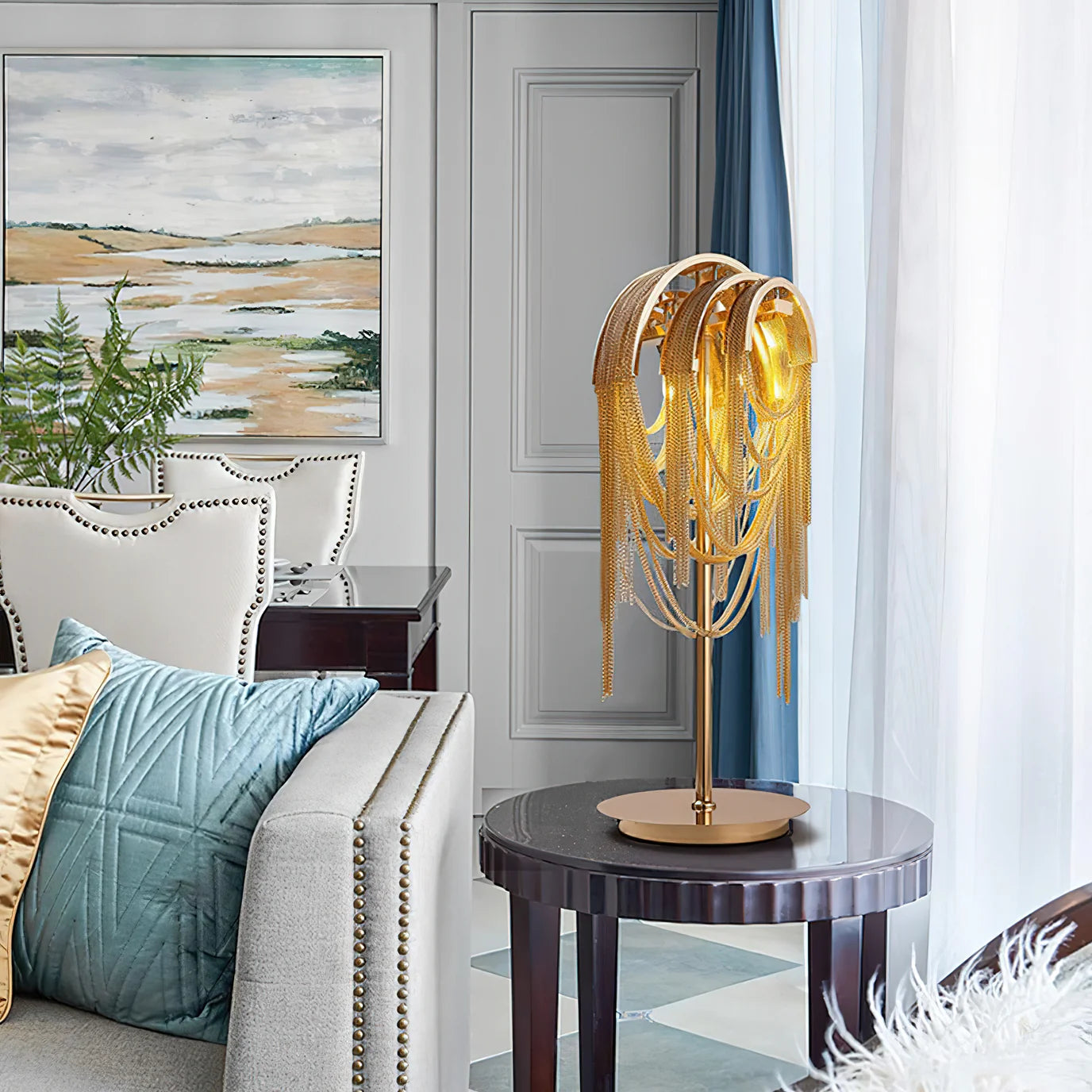 Chain Luxe Table Lamp