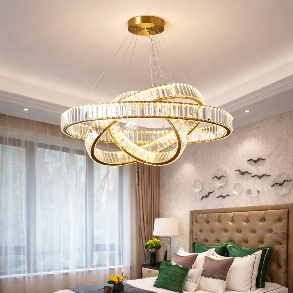 Nyra Loop Crystal Chandelier