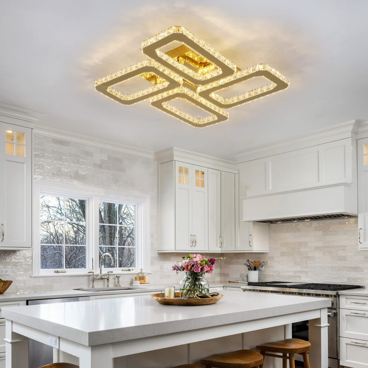 Modern ceiling chandelier design for living room India