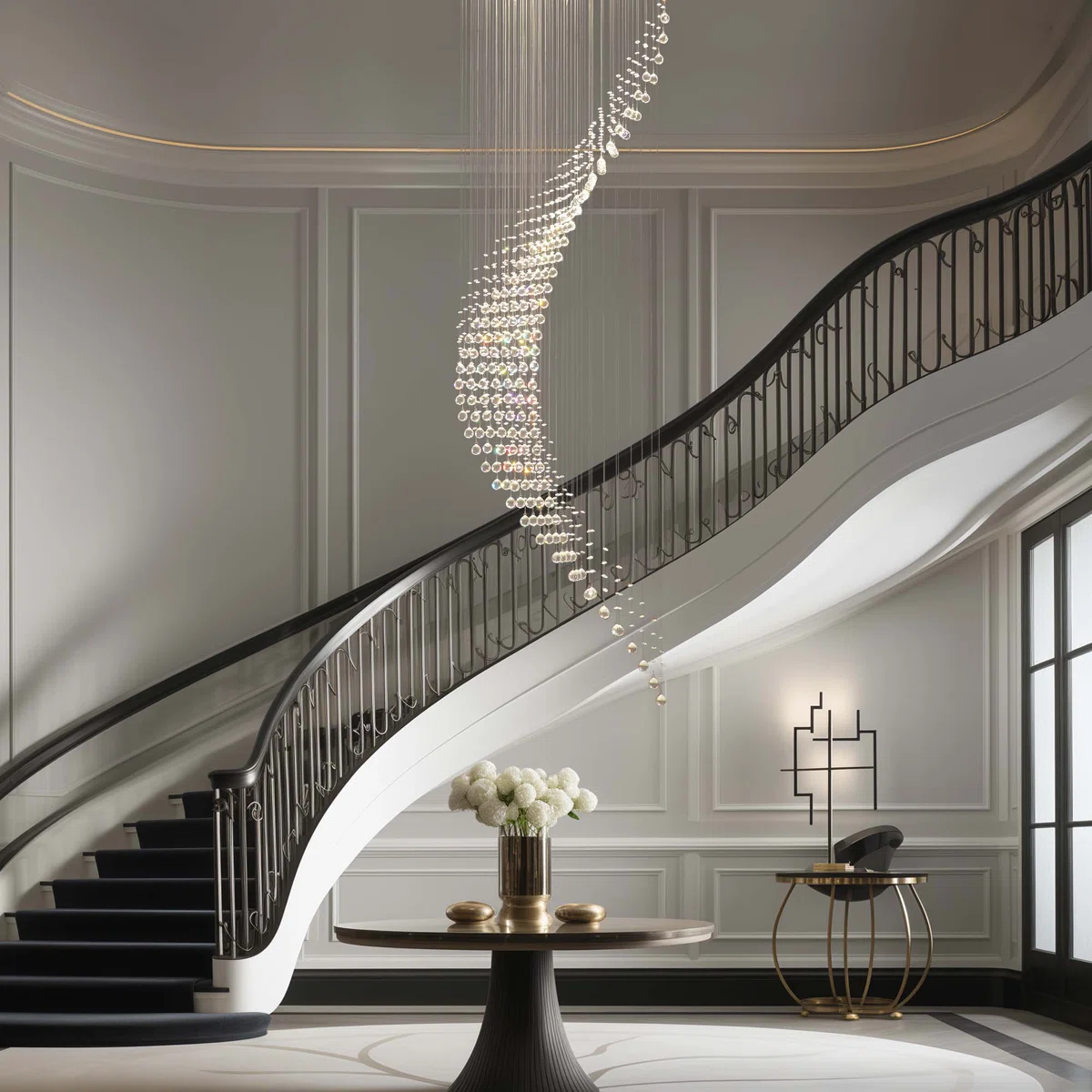 Grandéur Flow Crystal Chandelier