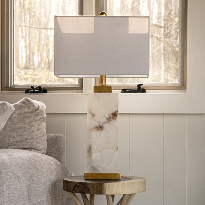 Dreamstone Alabaster Lamp