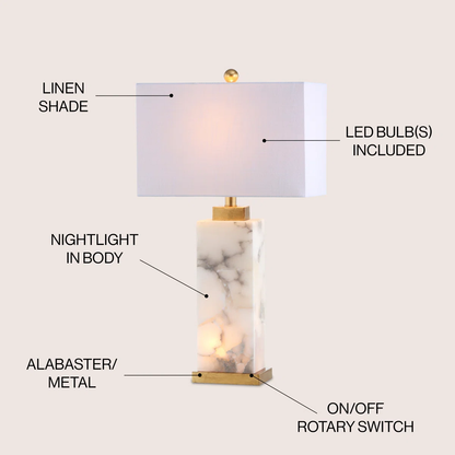 Dreamstone Alabaster Lamp