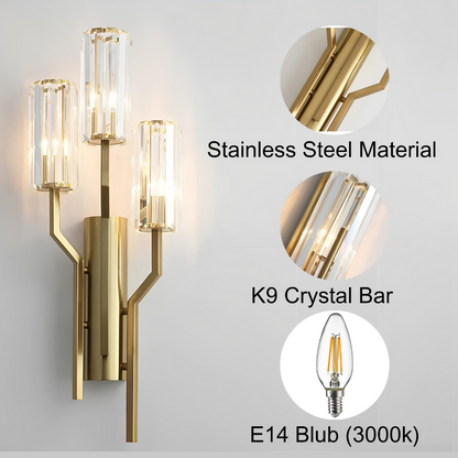 Crystal Branch Wall Light