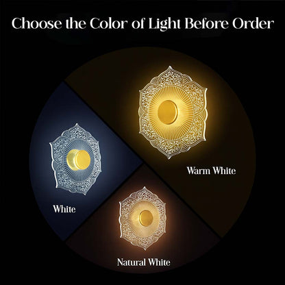 Geometric Bloom wall Light