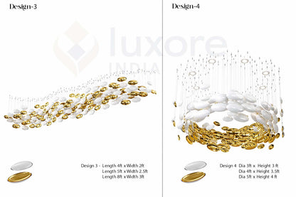 Pearl Oyster Chandelier