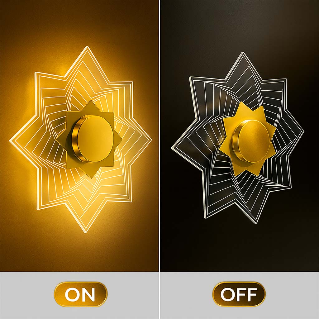 Infinity Star Wall Light