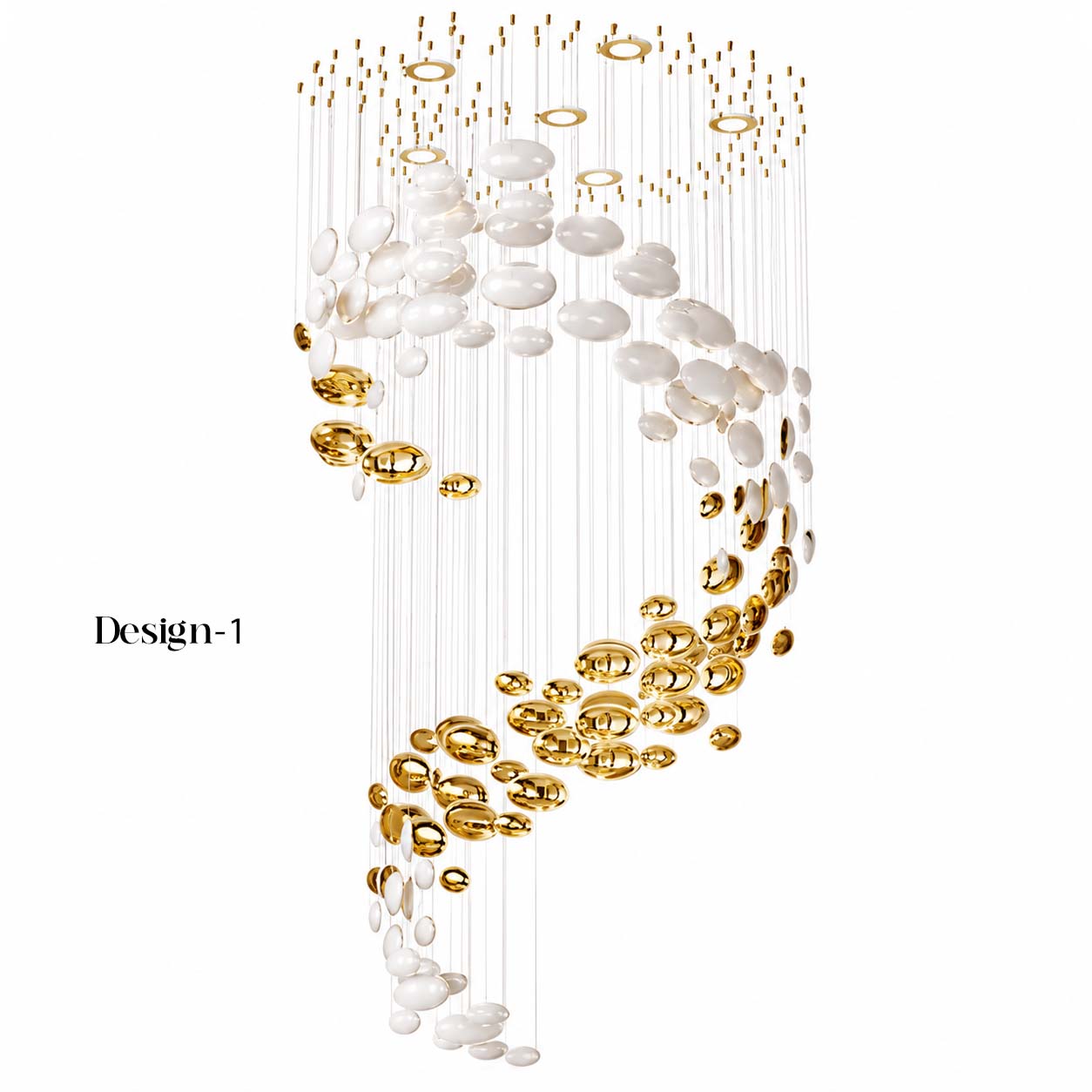 Pearl Oyster Chandelier