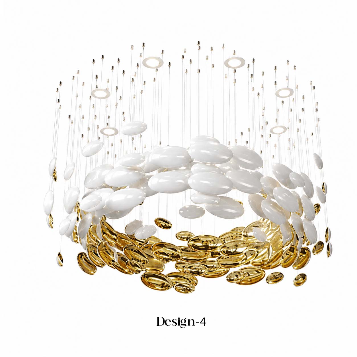 Pearl Oyster Chandelier