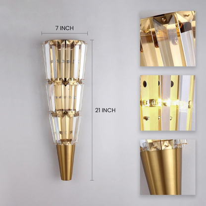 Crystal Scepter Wall Light
