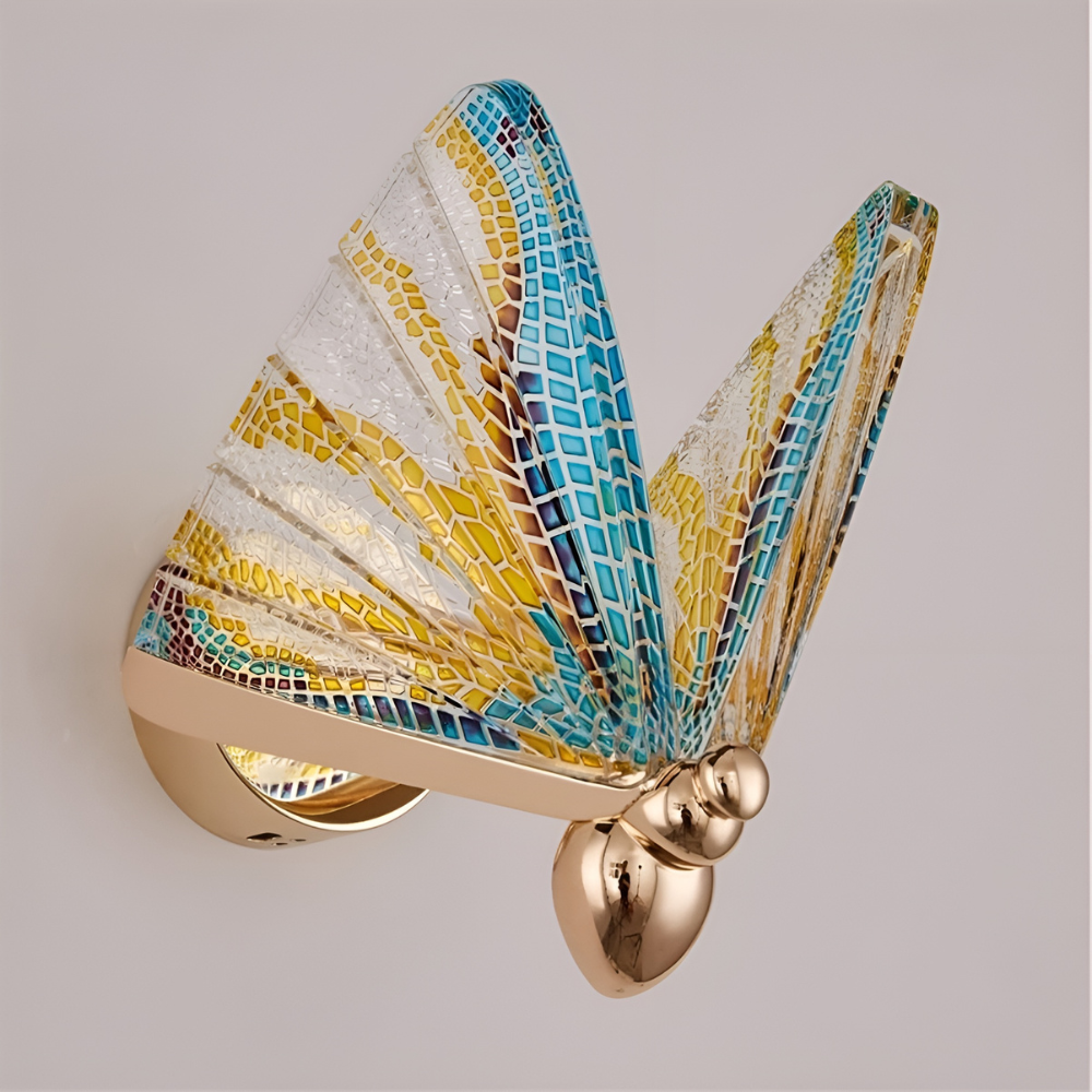 Luxury Flora Butterfly Wall Light
