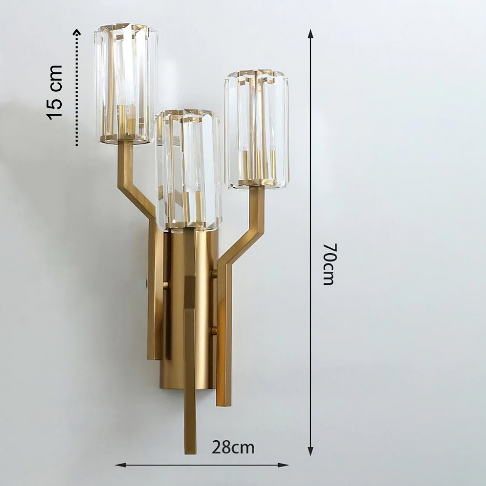 Crystal Branch Wall Light