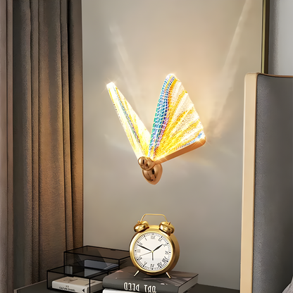 Luxury Flora Butterfly Wall Light