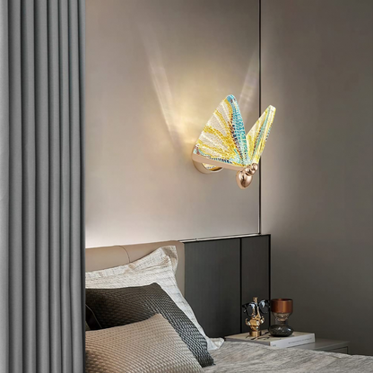 Luxury Flora Butterfly Wall Light
