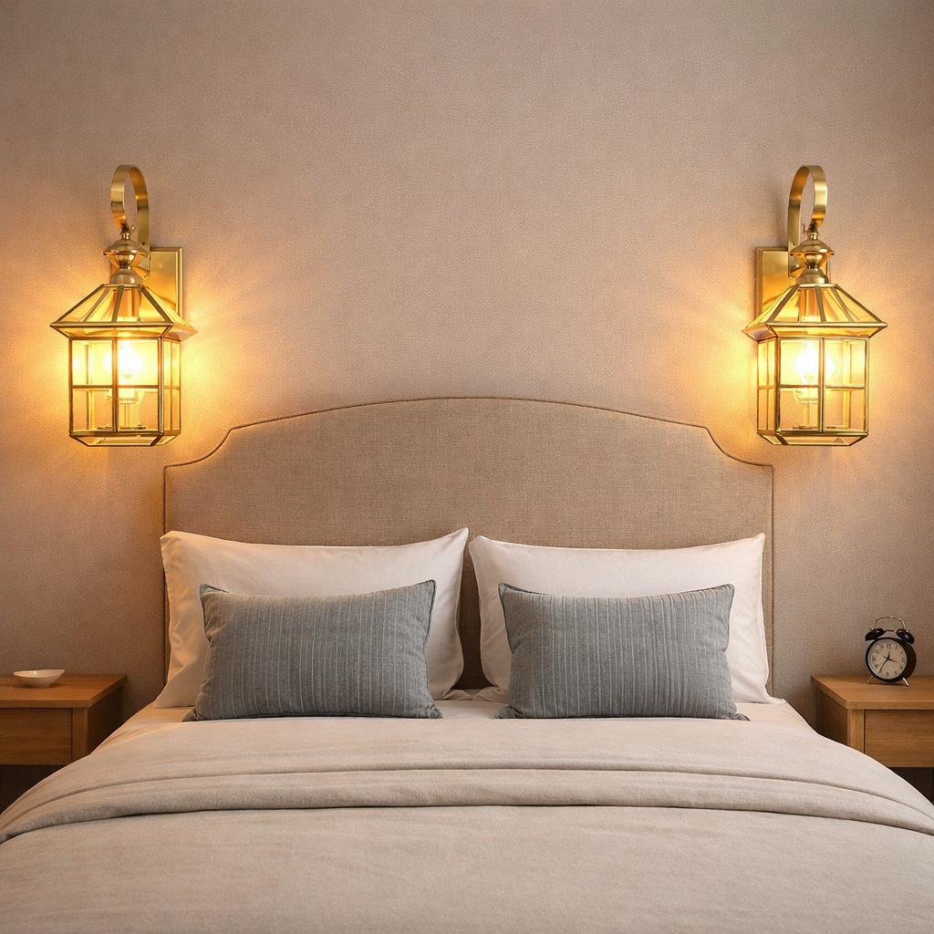 Golden Vintage Wall Light