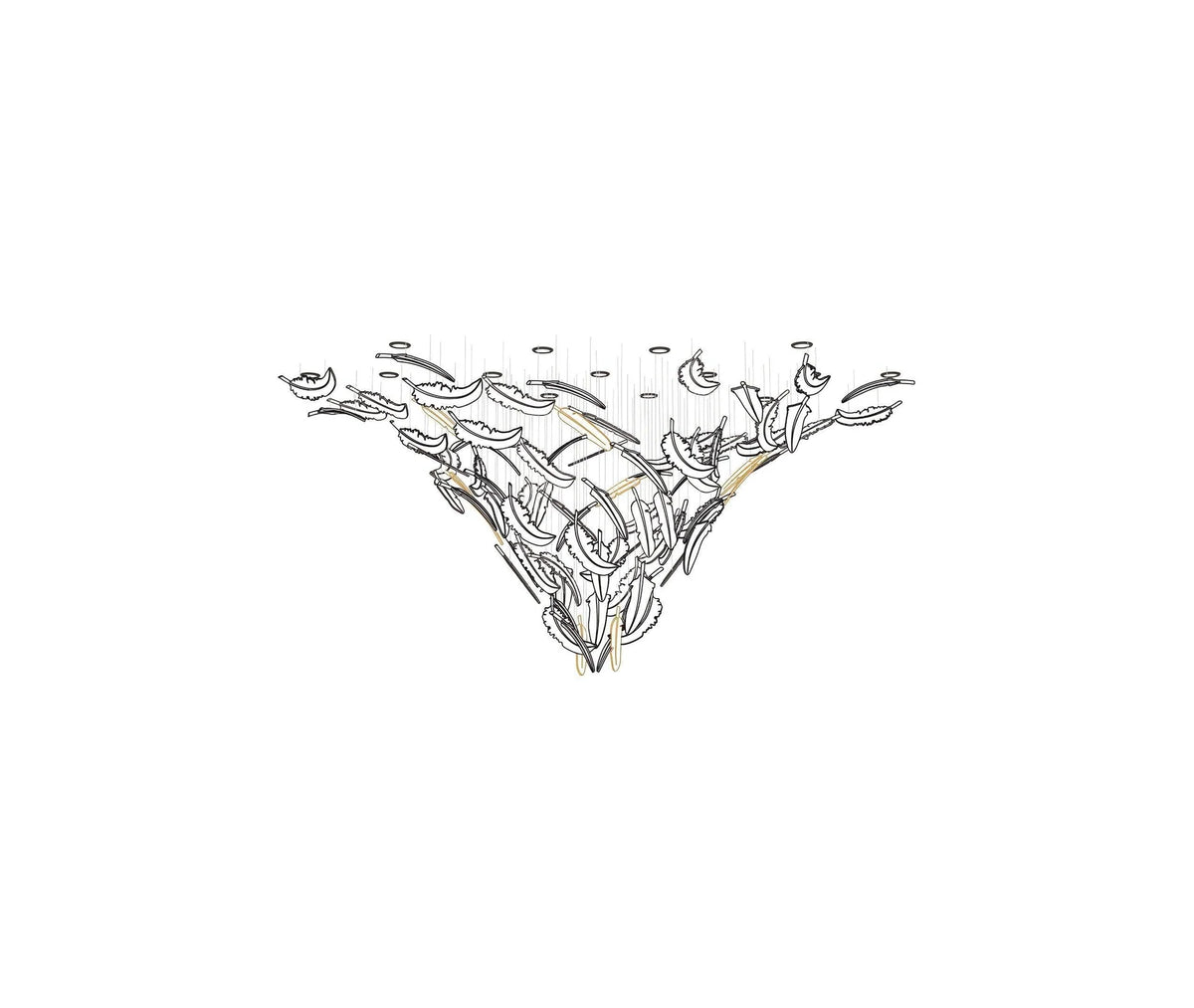 Élanora Leaf Chandelier