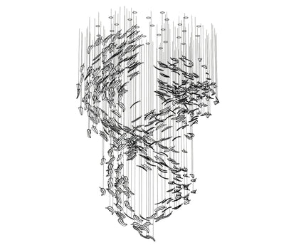 Élanora Leaf Chandelier