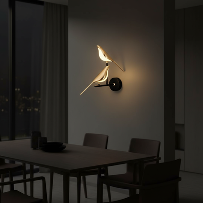 Ornia Pair Bird Wall Light
