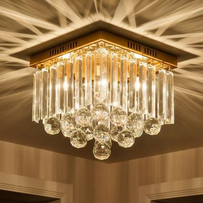 Sparkle Square Crystal Chandelier