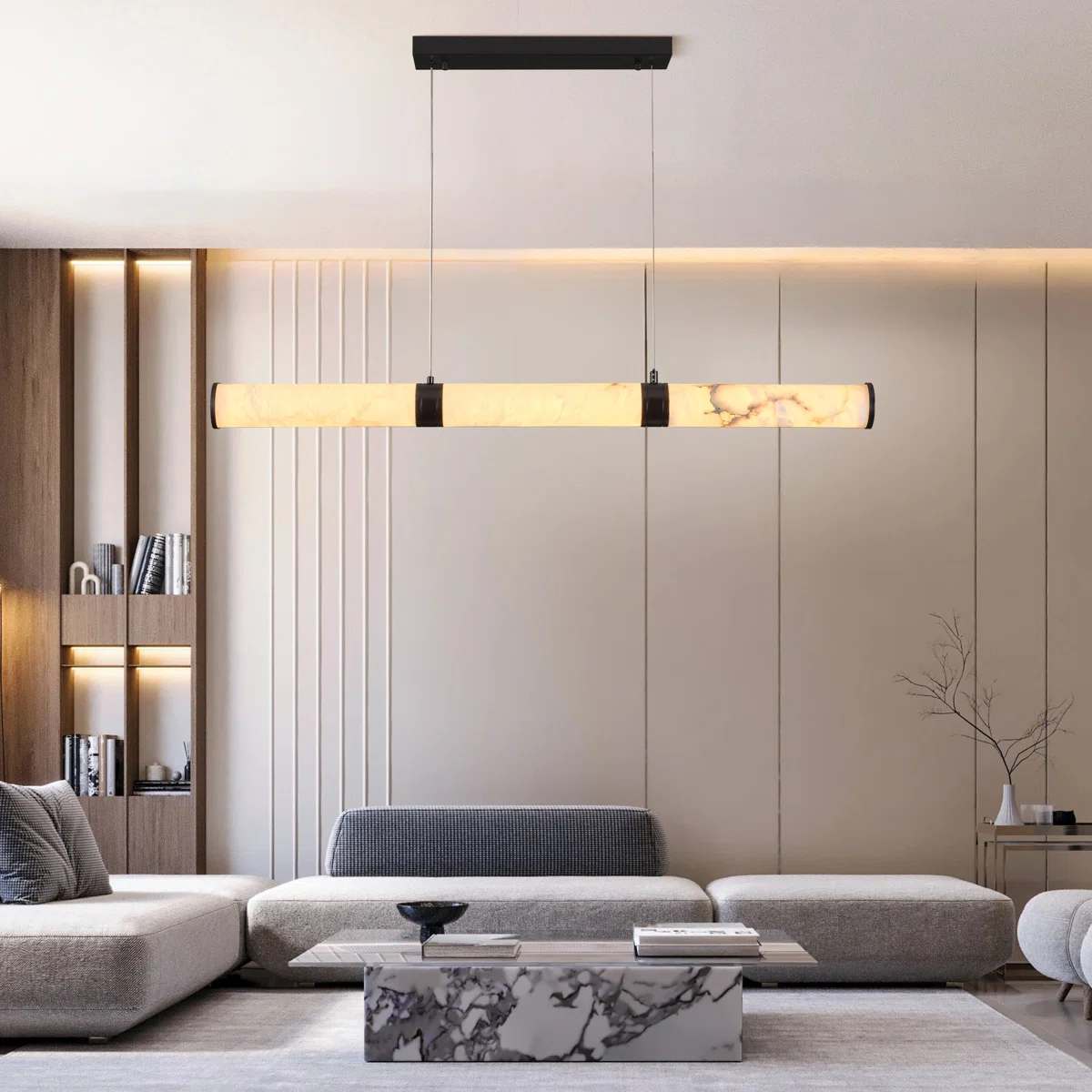 AxisLume Alabaster Chandelier
