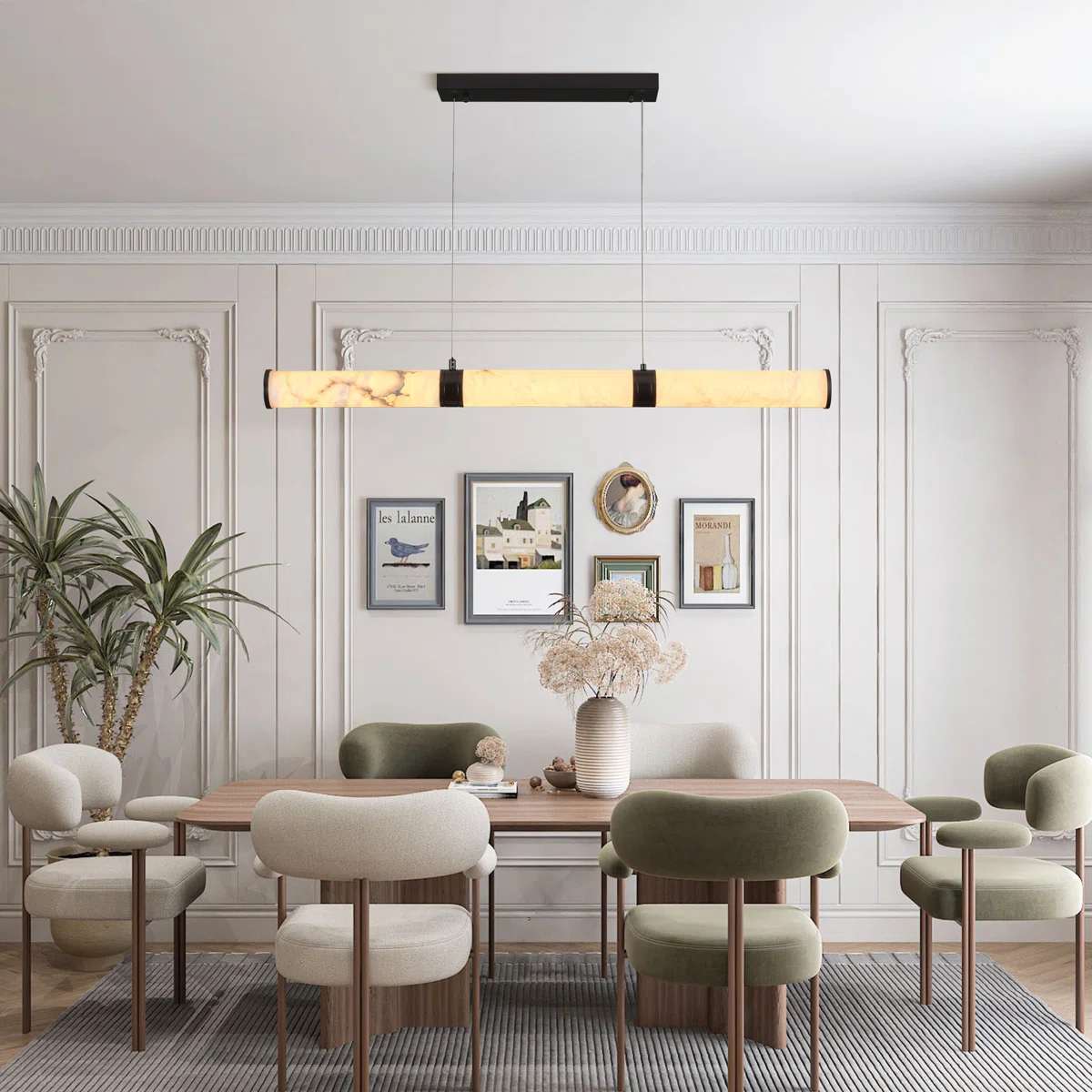 AxisLume Alabaster Chandelier