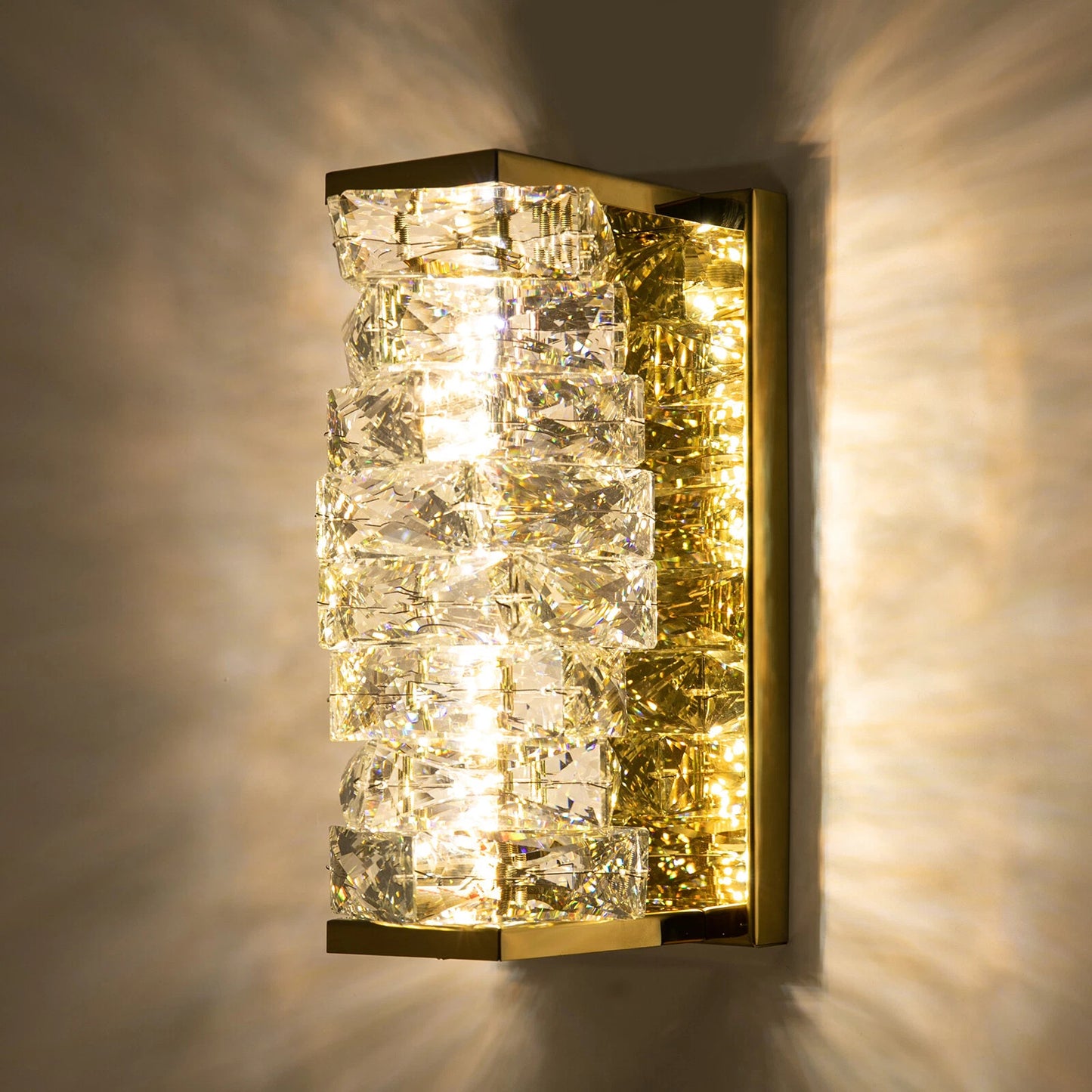 Élan Crystal Spiral Wall Light
