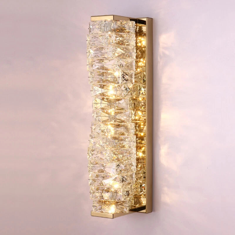 Élan Crystal Spiral Wall Light